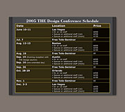calendar card front