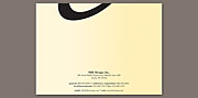 rear of the fold-over note card